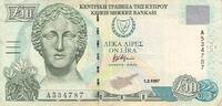 Chypre 10 Livres 10 Livres Chypre 1997 -