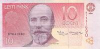 Estonie 10 Krooni 10 Krooni Estonie 1994 -