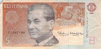 Estonie 5 Krooni 5 Krooni Estonie 1994 -