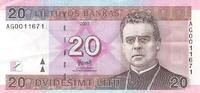 Lituanie 20 Litu 20 Litu Lituanie 2007 -