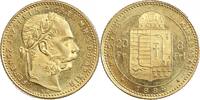 Hongrie 8 Forint / 20 Francs 8 Forints - 20 Francs François Joseph Ier - Hongrie -