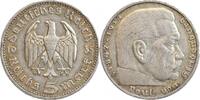 Allemagne Argent 5 Marks 5 Marks Hindenbourg - Allemagne Argent -