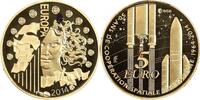 France 5 Euros 5 Euros Or Europa 2014 - Coopération Spatiale Européenne -