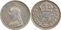 Grande Bretagne Argent 3 Pence 3 Pence Victoria - Grande Bretagne Argent -
