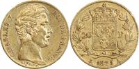 20 Francs 20 Francs Charles X Matrice du Revers à Quatre Feuilles et Demie -