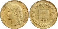 Suisse 20 Francs 20 Francs Helvetia - Suisse -