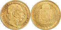 Hongrie 8 Forint / 20 Francs 8 Forint / 20 Francs François Joseph Ier - Hongrie -