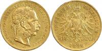 Autriche 8 Florins / 20 Francs 8 Florins - 20 Francs François Joseph Ier - Autriche -
