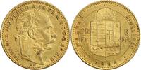 Hongrie 8 Forint / 20 Francs 8 Forints - 20 Francs François Joseph Ier - Hongrie -