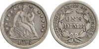 Etats - Unis Argent 1 Dime 1 Dime Liberte Assise - Etats-Unis Argent -