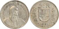 Suisse Argent - Confederation 5 Francs 5 Francs Berger Suisse Argent - Confederation -