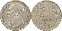 Belgique Argent 50 Centimes 50 Centimes Léopold II - Légende Française - Belgique Argent -