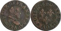 Louis XIII Double Tournois Double Tournois - Buste Juvenile - Louis XIII -