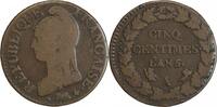 5 Centimes 5 Centimes Dupré Directoire -