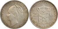 Pays - Bas Argent 2 1/2 Florins 2 1/2 Florins Wilhelmine Tête Agée - Pays-Bas Argent -
