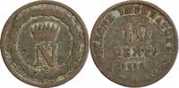 Italie - Occupation Francaise 10 Centimes 10 Centesimi Napoléon Impérator - Italie - Occupation Française -