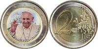 2 Euros 2 Euros Colorisée - Pape François -