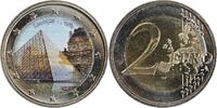 France 2 Euros 2 Euros Colorisée - La Pyramide du Louvre -