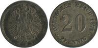 Allemagne Argent 20 Pfennig 20 Pfennig - Allemagne Argent -