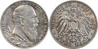 Allemagne Argent - Bade 2 Marks 2 Marks Frederic Ier - Allemagne Bade Argent -