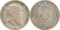 Allemagne Argent - Bade 2 Marks 2 Marks Frédéric Ier - Allemagne Bade Argent -