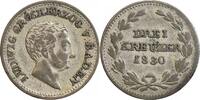 Allemagne Argent - Bade 3 Kreuzer 3 Kreuzer Louis Ier - Allemagne Bade en Argent -