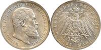 Allemagne Argent - Wurtemberg 3 Marks 3 Marks Guillaume II - Allemagne Wurtemberg Argent -