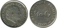 Antilles Hollandaises Argent 1/10 Florin 1/10 Florin Juliana - Antilles Hollandaises Argent -