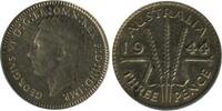 Australie Argent 3 Pence 3 Pence Georges VI - Australie Argent -