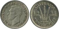 Australie Argent 3 Pence 3 Pence Georges VI - Australie Argent -