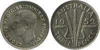 Australie Argent 3 Pence 3 Pence Georges VI - Australie Argent -