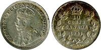 Canada Argent 10 Cents 10 Cents Georges V Canada Argent -