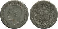 Canada Argent 50 Cents 50 Cents Georges VI Canada Argent -