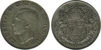 Canada Argent 50 Cents 50 Cents Georges VI Canada Argent -