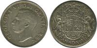 Canada Argent 50 Cents 50 Cents Georges VI Canada Argent -