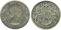 Canada Argent 50 Cents 50 Cents Elisabeth II Canada Argent -
