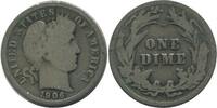 Etats - Unis Argent 1 Dime 1 Dime Barber Etats - Unis Argent -