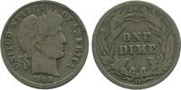 Etats - Unis Argent 1 Dime 1 Dime Barber Etats - Unis Argent -