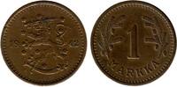 Finlande 1 Mark 1 Mark Finlande -