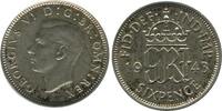 Grande Bretagne Argent 6 Pence 6 Pence Georges VI Grande Bretagne Argent - Grande Bretagne -