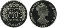 Iles Caymans Argent 5 Dollars 5 Dollars Iles Cayman Argent -