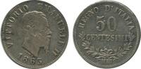 Italie Argent - Italie Reunifiee 50 Centimes 50 Centimes Victor Emmanuel II Italie Argent - Italie Reunifiee -