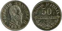 Italie Argent - Italie Reunifiee 50 Centimes 50 Centimes Victor Emmanuel II Italie Argent - Italie Reunifiee -