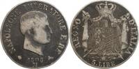 Italie Argent - Occupation Francaise 5 Lires 5 Lires Napoleon Imperator Italie Argent - Occupation Française -