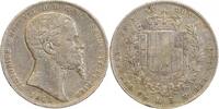 Italie Argent - Sardaigne 5 Lires 5 Lires Victor Emmanuel II Italie Argent - Sardaigne -