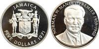 Jamaïque Argent 5 Dollars 5 Dollars Norman Manley Jamaïque Argent -