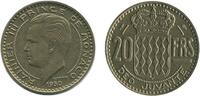 Monaco 20 Francs 20 Francs Rainier III Monaco -