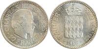 Monaco Argent 10 Francs 10 Francs Charles III - Monaco Argent -