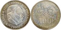 Monaco Argent 100 Francs 100 Francs Rainier III 50ème Anniversaire de Règne - Monaco Argent -