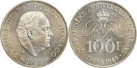 Monaco Argent 100 Francs 100 Francs Rainier III 40ème Anniversaire de Règne - Monaco Argent -